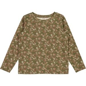 Wheat dívčí tričko Manna s dlouhým rukávem 0225 - dry pine flowers Velikost: 116 Biobavlna