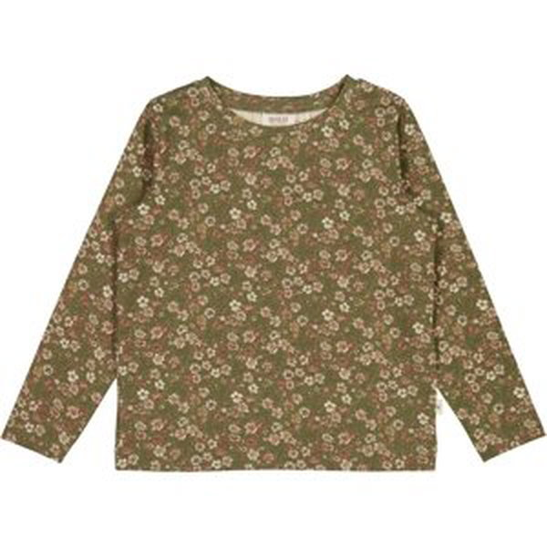Wheat dívčí tričko Manna s dlouhým rukávem 0225 - dry pine flowers Velikost: 122 Biobavlna