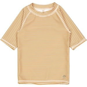 Wheat dětské plavecké tričko Jackie 1711 - golden green stripe Velikost: 104 UV 40+/UPF 40+