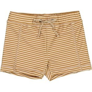 Wheat dětské plavecké šortky Ulrik 1742 - golden green stripe Velikost: 104 UV 40+/UPF 40+
