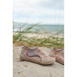 Wheat dětské plážové boty Shawn Beach 422 - purple poppy flowers Velikost: 26 Neopren