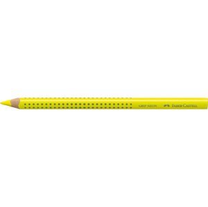 Faber-Castell, Jumbo Grip Neon, suchý neonový zvýrazňovač, kusový, 1 ks Barva: Žlutá Neon