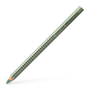 Faber-Castell, Jumbo Grip Metallic, suchý popisovač, metalický, kusový, 1 ks Barva Metallic obecná: Zelená