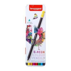 Bruynzeel, 60312006, Expression colour set, sada pastelek, neonové odstíny,  6 ks