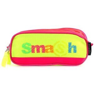 Smash, 065406, školní penál, neonově-žlutý