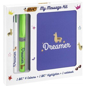 Bic, 972091, My message kit, sada zápisníku a psacích potřeb, Dreamer