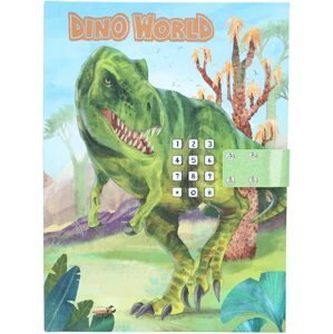 Dino World, 3491228, zápisník s číselným kódováním, dinosauři