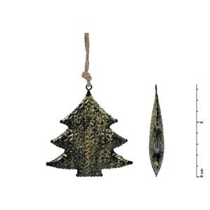 MFP, 8885738, vánoční dekorace, závěs, plechový stromek, 1 ks