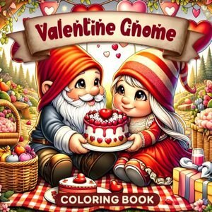 Valentine Gnome, antistresové omalovánky, Max Brenner