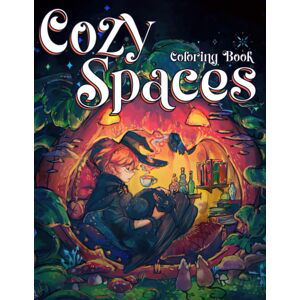 Cozy Spaces , antistresové omalovánky, Brodie Lowe