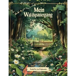 Mein Waldspaziergang, antistresové omalovánky, Elli Lange