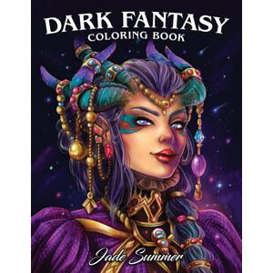 Dark Fantasy, antistresové omalovánky, Jade Summer