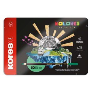 Kores, 93351, Kolores Selection, sada uměleckých pastelek, 50 ks