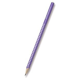 Faber-Castell, Sparkle, grafitová tužka B, perleťové odstíny, 1 ks Barva: Pastelově fialová