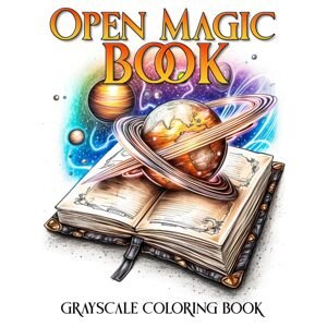 Open Magic Book, antistresové omalovánky, Max Brenner