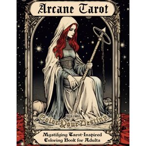 Arcane Tarot, antistresové omalovánky, Rogue + Wolf