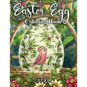 Easter Egg (velikonoční vejce), antistresové omalovánky, Coco Wyo