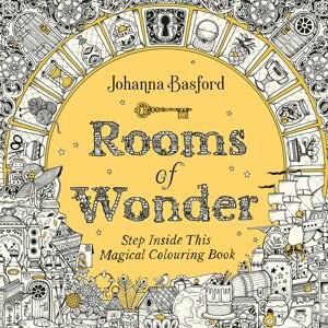 Rooms of Wonder, antistresové omalovánky, Johanna Basford