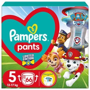 Pampers Pants Carry Pack Paw Patrol Plenkové kalhotky vel. 5 (66 ks)