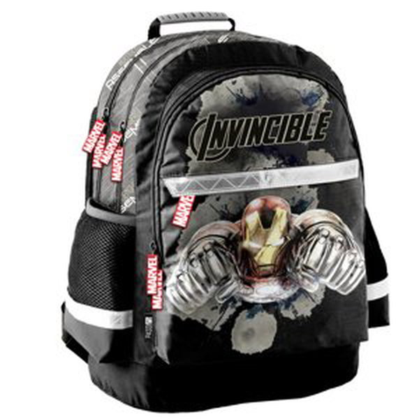 Paso Školní batoh Iron Man šedý