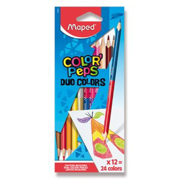 Maped Pastelky Color´Peps Duo, 24 barev