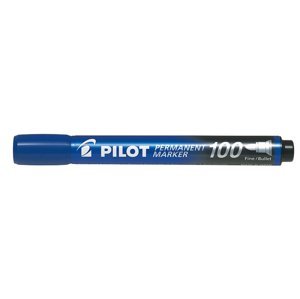 Pilot Permanentní popisovač 100 modrá