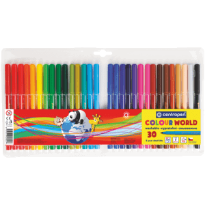 Centropen Fixy Colour world, 30 barev