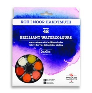 Koh-i-Noor Vodové barvy 174507/4 48 barev, brilantní
