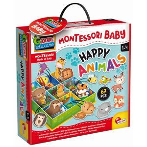 Liscianigioch Montessori Baby Krabička - Zvířátka 67 ks