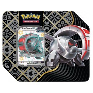 Pokémon Paldean Fates Big Tin (5x booster) - Iron Threads