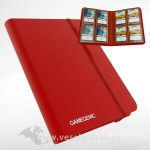 Album na karty Gamegenic Casual 8-Pocket Red (160 karet)