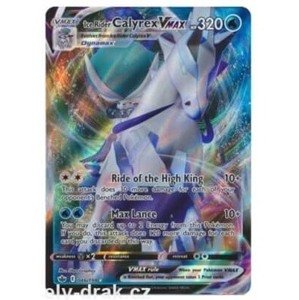 Pokémon karta Ice Rider Calyrex VMAX z League battle decku