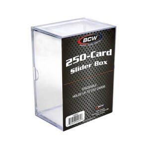 Plastová krabice na karty BCW na 250 karet 2-dílná
