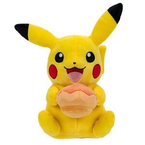 Pokémon plyšák Pikachu s Pecha Poké Puff - 20 cm