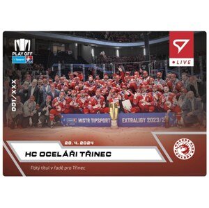 Hokejová karta Live Tipsport 2023-2024 - L-86 HC Oceláři Třinec