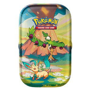 Pokémon Vibrant Paldea Mini Tin - Leafeon a Arboliva (plechovka se 2 balíčky)