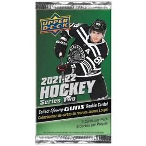 2021-22 NHL Upper Deck Series Two Gravity balíček - hokejové karty