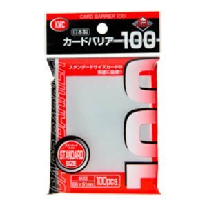 Obaly na karty KMC Standard Sleeves - Card Barrier 100 - 100 ks