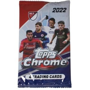 2022 Topps Chrome Major League Soccer Hobby Balíček - fotbalové karty