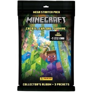 Minecraft karty 3 - Starter Set - album a karty