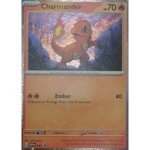 Pokémon karta Charmander promo z Poster Collection 151