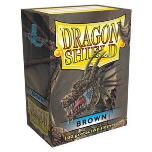 Obaly na karty Dragon Shield Protector - Brown - 100ks