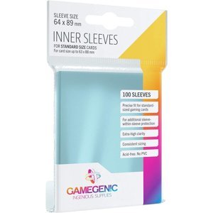 Obaly na karty Gamegenic Inner Sleeves Clear - 100 ks