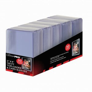 Toploader Ultra Pro 3x4 Super Thick 130PT Toploaders and Card Sleeves - 50 ks
