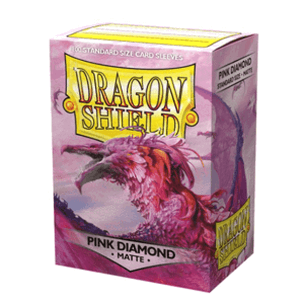 Obaly na karty Dragon Shield Protector - Matte Pink Diamond - 100ks
