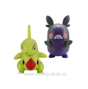 Pokémon akční figurka Larvitar a Morpeko 5 cm