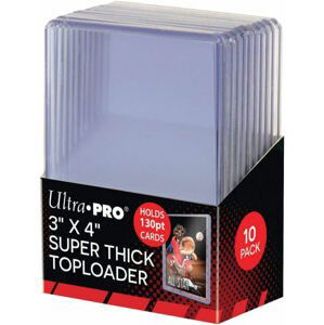 Toploader Ultra Pro 3x4 Super Thick 130PT Toploaders - 10 ks