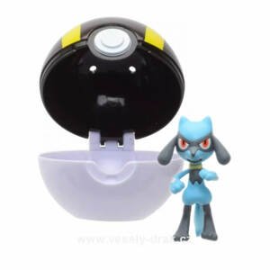 Pokémon Clip and Go Ultra Ball - figurka Riolu
