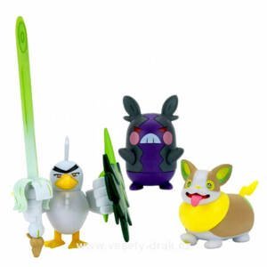 Pokémon akční figurky Sirfetchd, Morpeko a Yamper 5 - 8 cm