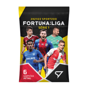 Fotbalové karty Fortuna Liga 2021-22 Retail Balíček 1. série